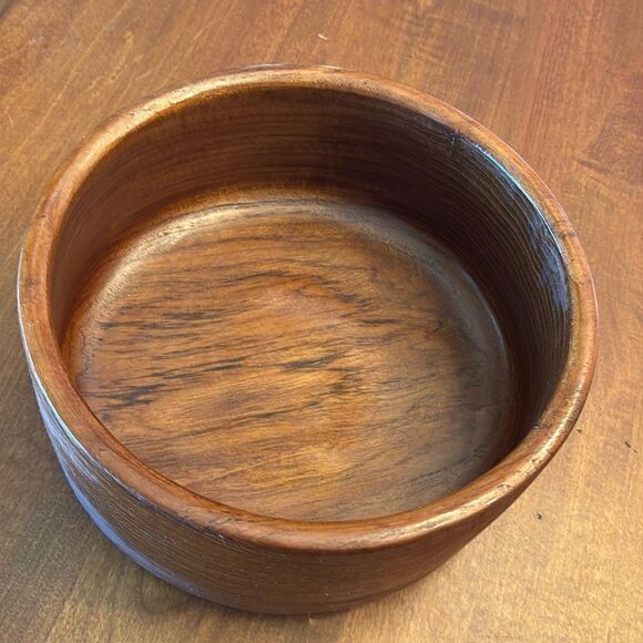 MCM Teak Salad Bowl - Picture 3 of 6